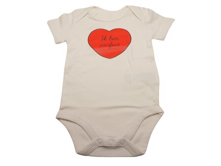 &#039;Ik ben perfect&#039; Babyromper