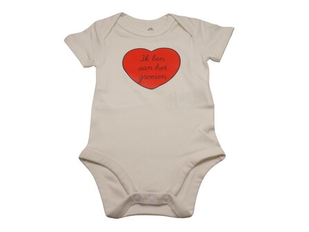 &#039;Ik ben aan het groeien&#039; Babyromper